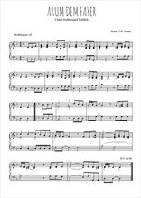 Téléchargez l'arrangement pour piano de la partition de Chant Yiddish, Arum dem fayer en PDF